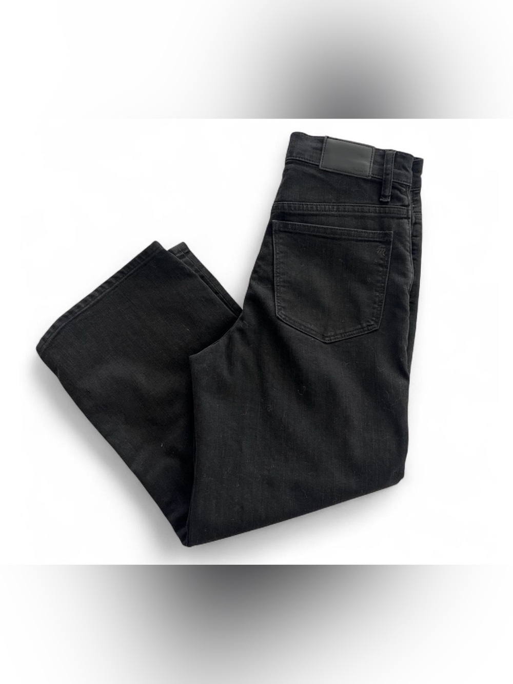 Madewell Black Wide-Leg Jeans size 27